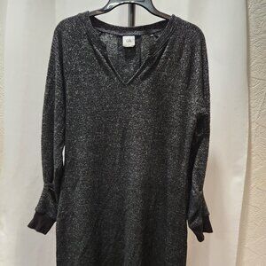 Cabi long sleeve grey casual pajama dress